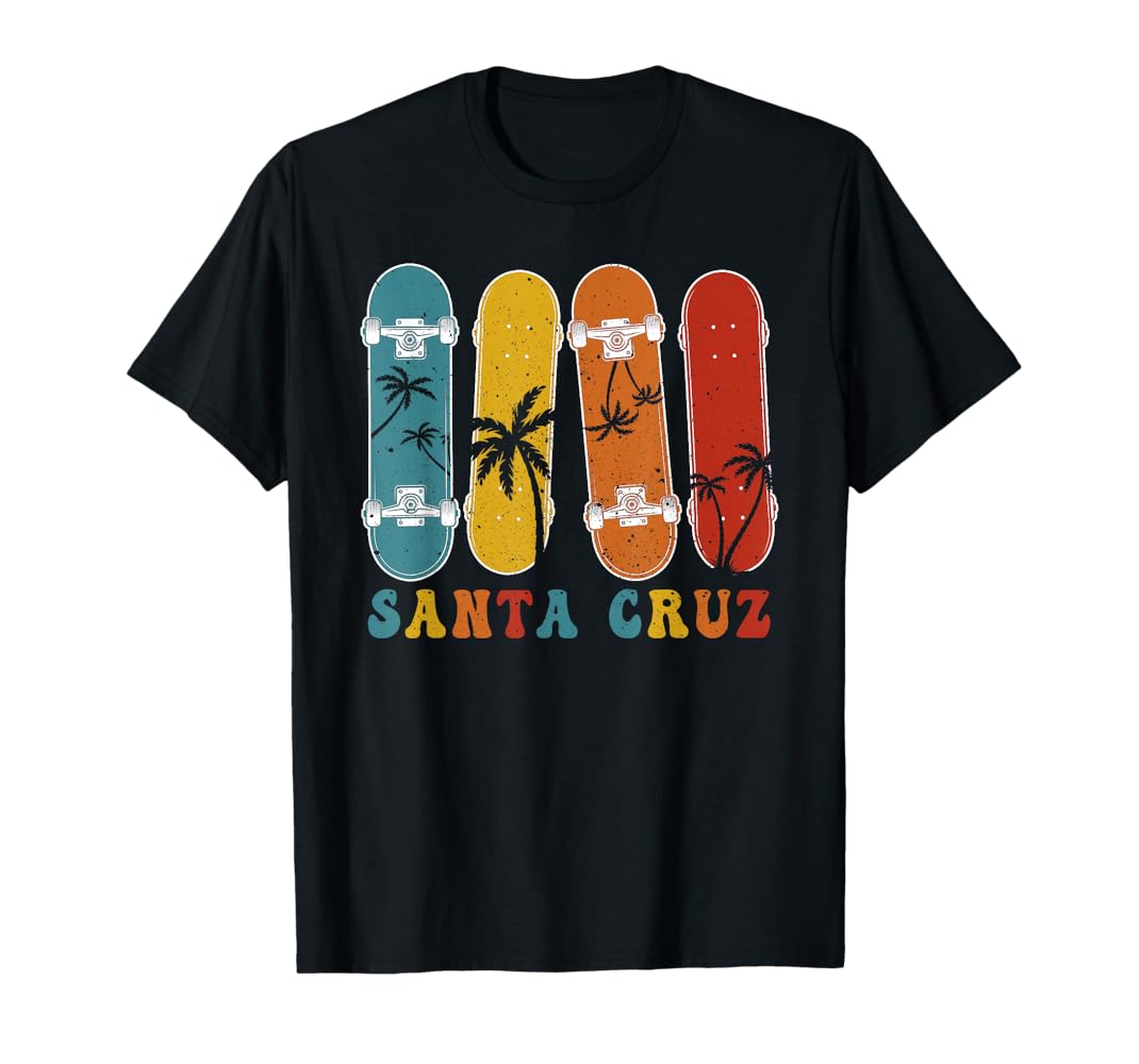 80s USA製 santa cruz skateboards SCS Tシャツ SANTA CRUZ Retro '80s design Skateboard Tee Shirt - Bullet